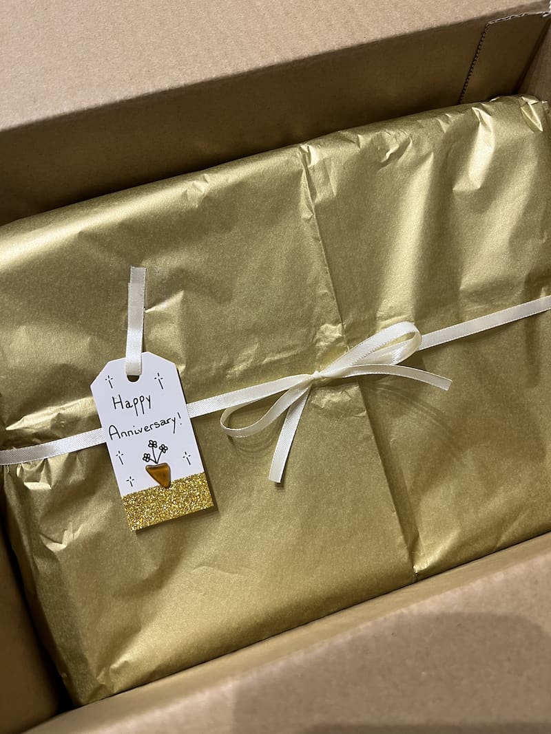 23rd Anniversary "Personalized Sea Glass Love Birds on a Branch"
