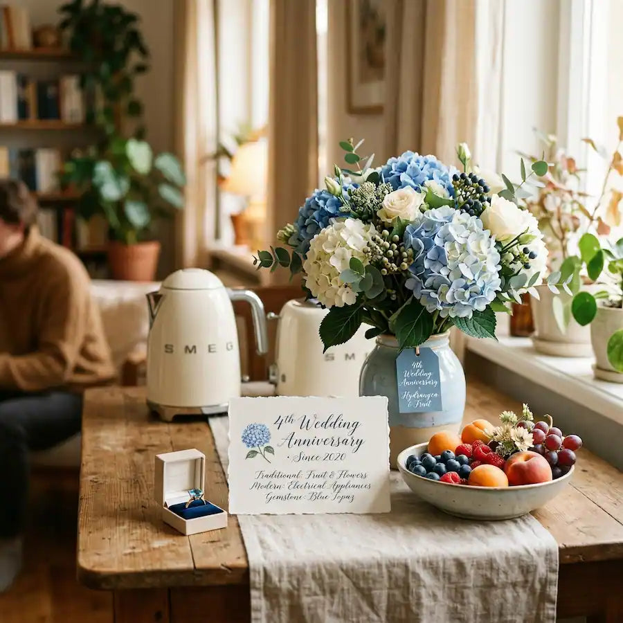 4th Wedding Anniversary Gifts