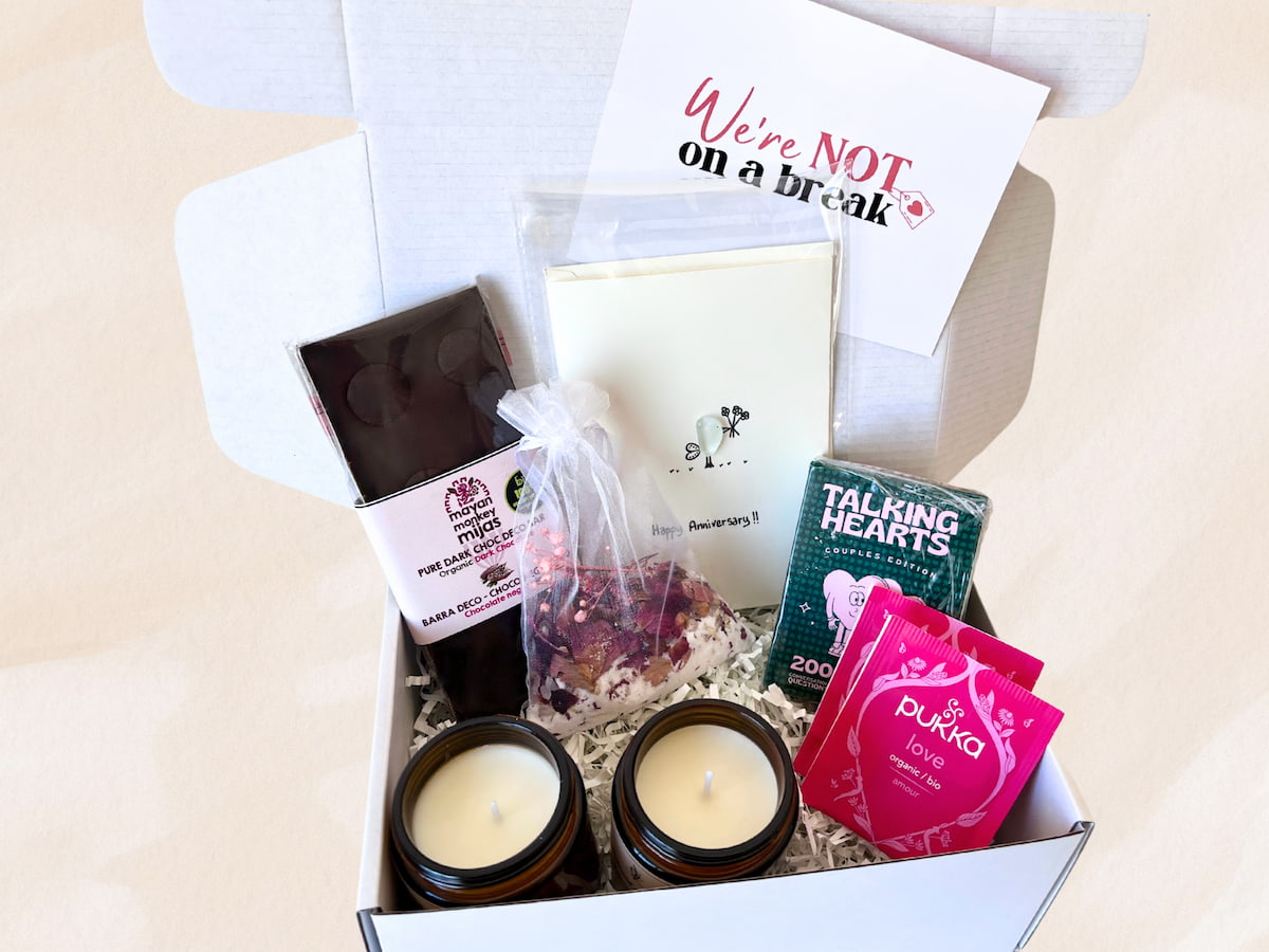 “La caja de la pareja” – Paquete de caja de regalo hecha a mano