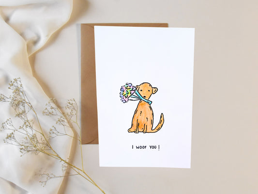 "¡Eres Pata-ástico!" - Tarjeta de felicitación hecha a mano